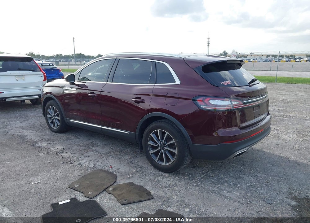 2021 LINCOLN NAUTILUS STANDARD VIN: 2LMPJ6J98MBL03852