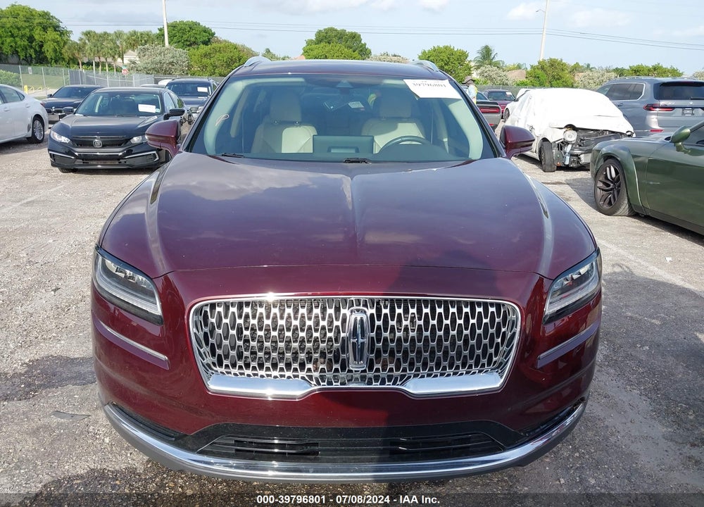 2021 LINCOLN NAUTILUS STANDARD VIN: 2LMPJ6J98MBL03852