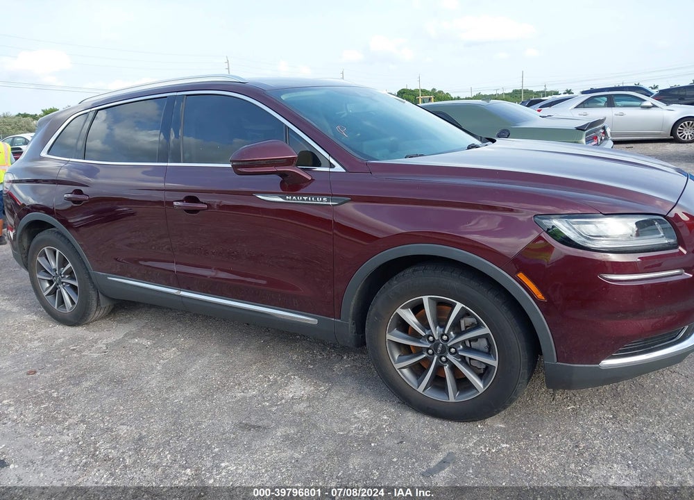2021 LINCOLN NAUTILUS STANDARD VIN: 2LMPJ6J98MBL03852