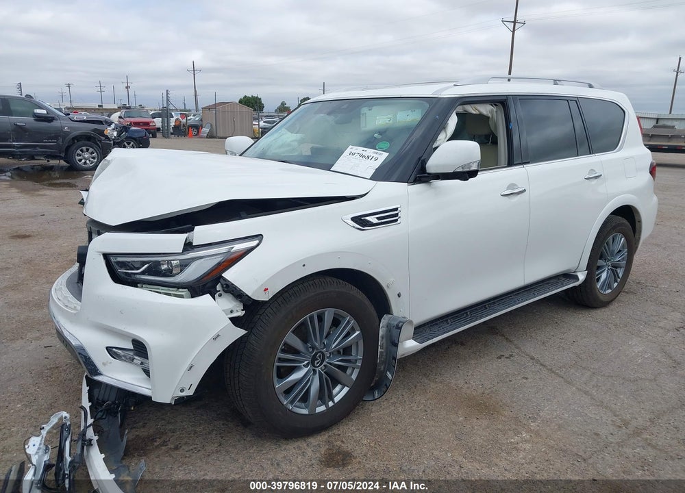 2022 INFINITI QX80 LUXE AWD VIN: JN8AZ2AC5N9485743