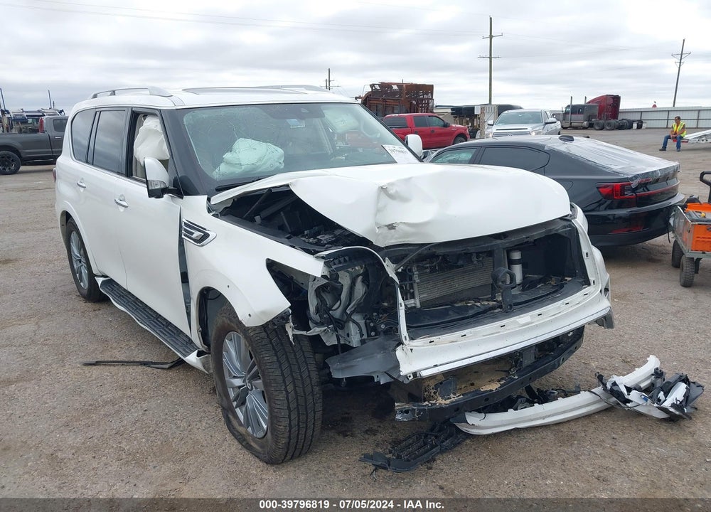 2022 INFINITI QX80 LUXE AWD VIN: JN8AZ2AC5N9485743