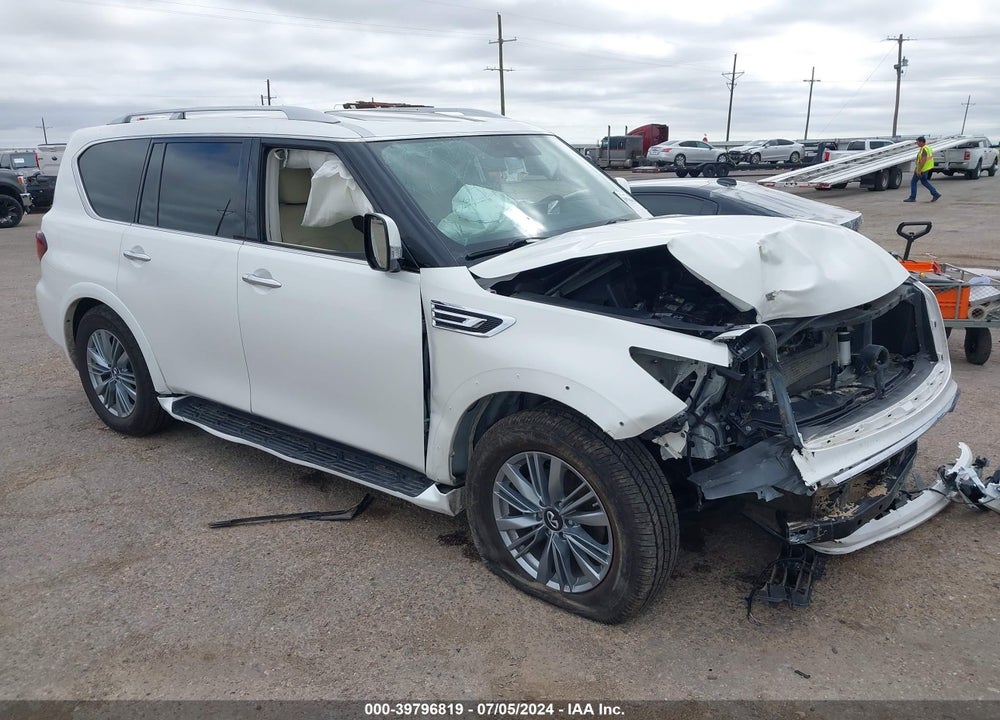 2022 INFINITI QX80 LUXE AWD VIN: JN8AZ2AC5N9485743