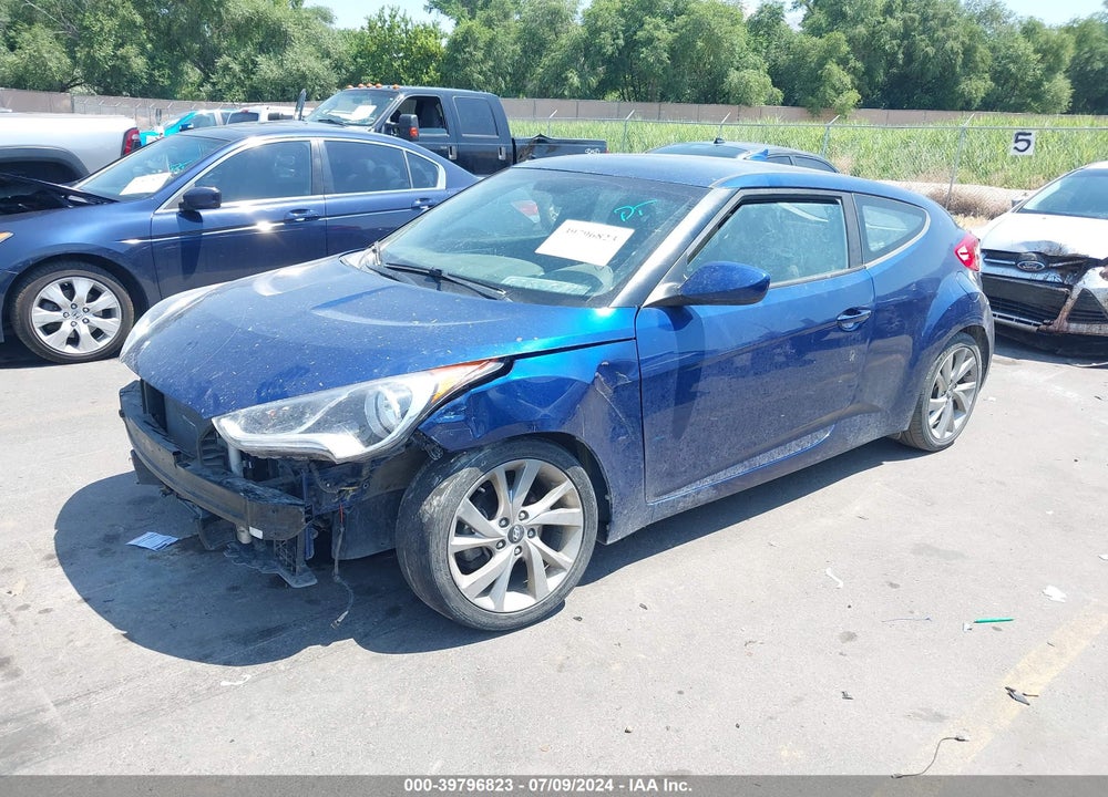 2017 HYUNDAI VELOSTER VIN: KMHTC6AD2HU307274