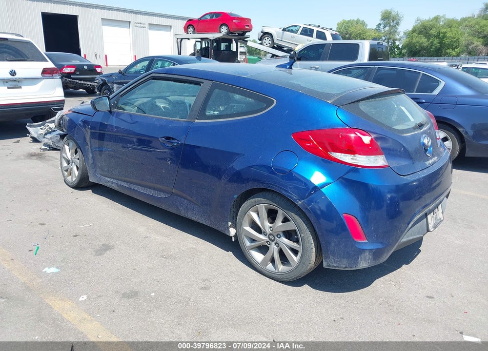 2017 HYUNDAI VELOSTER VIN: KMHTC6AD2HU307274