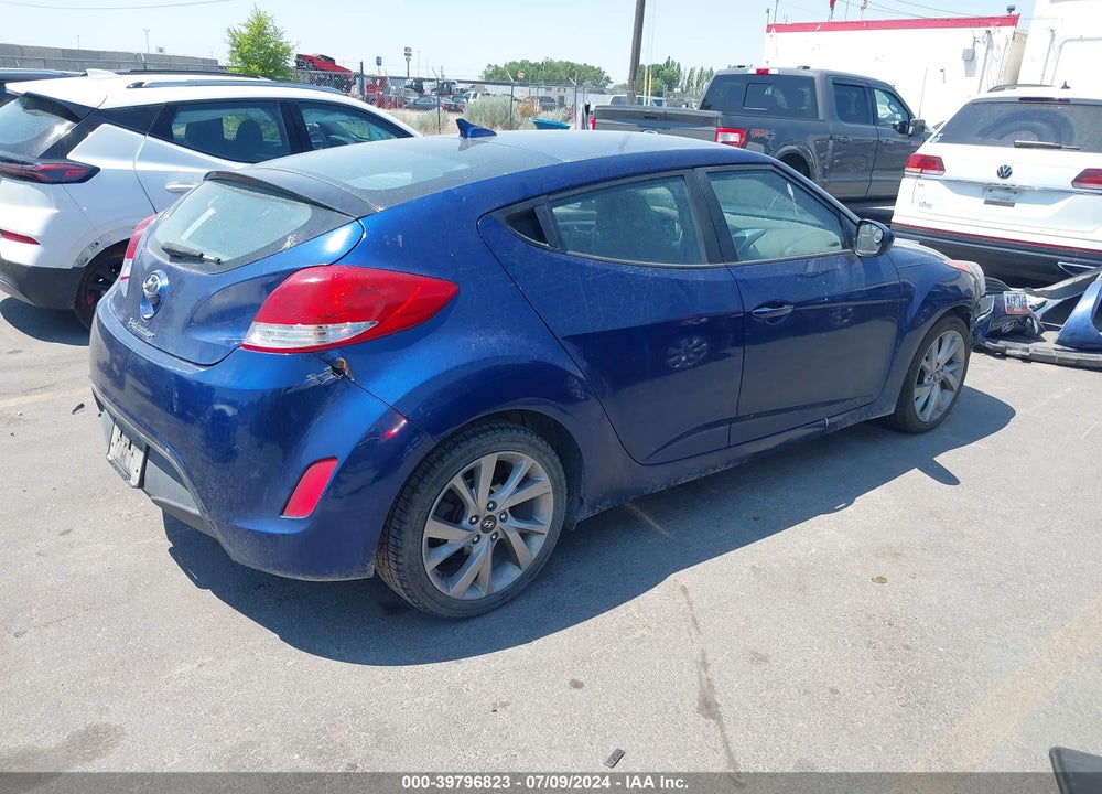 2017 HYUNDAI VELOSTER VIN: KMHTC6AD2HU307274
