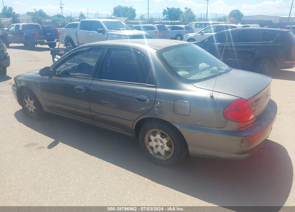 2003 KIA SPECTRA LS VIN: KNAFB121635297909
