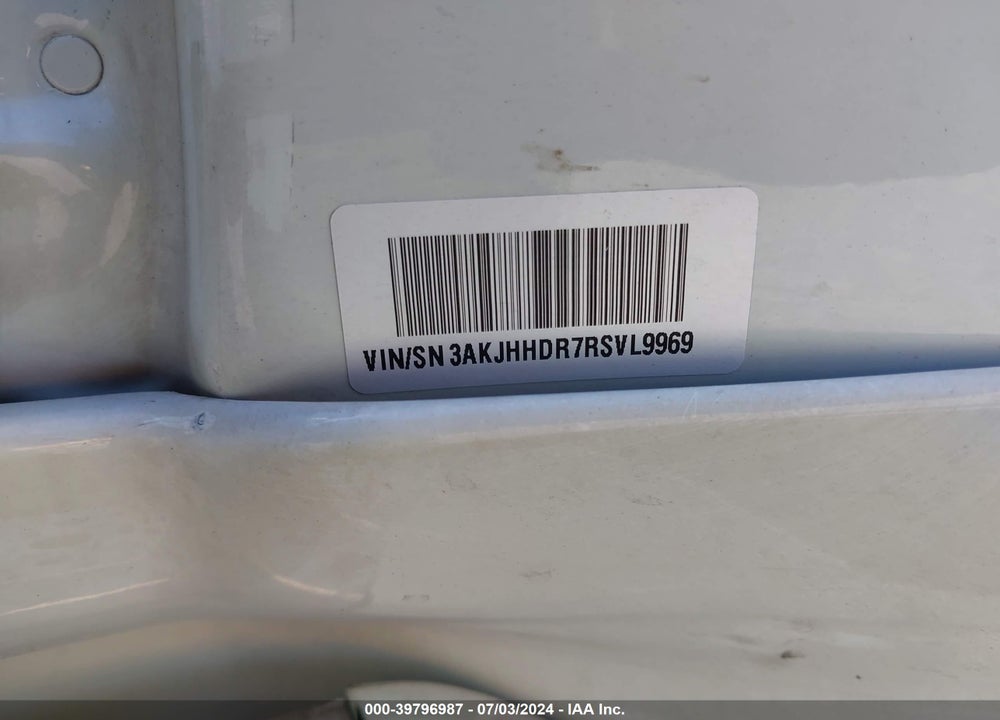 2024 FREIGHTLINER CASCADIA 126 VIN: 3AKJHHDR7RSVL9969