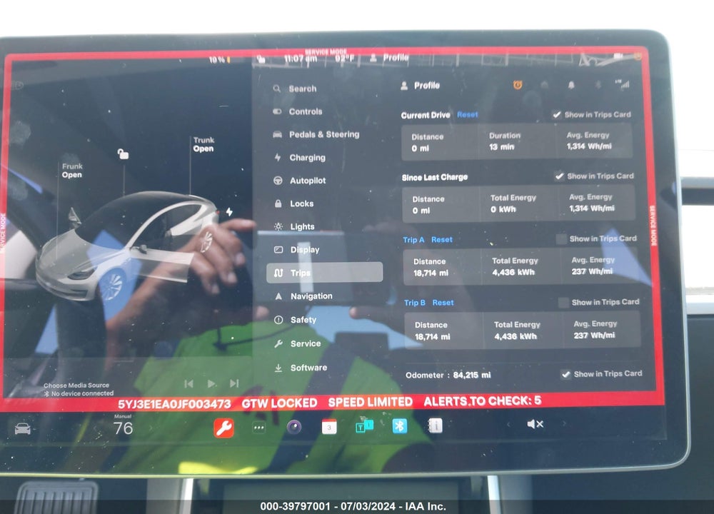 2018 TESLA MODEL 3 VIN: 5YJ3E1EA0JF003473
