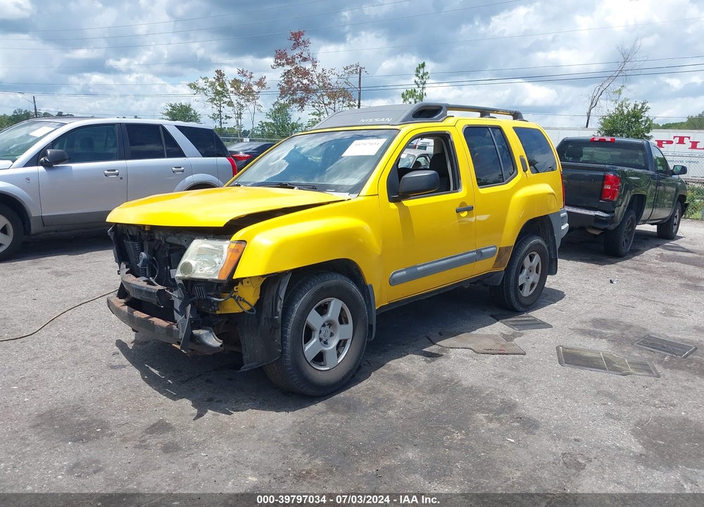 2005 NISSAN XTERRA S VIN: 5N1AN08U55C605047