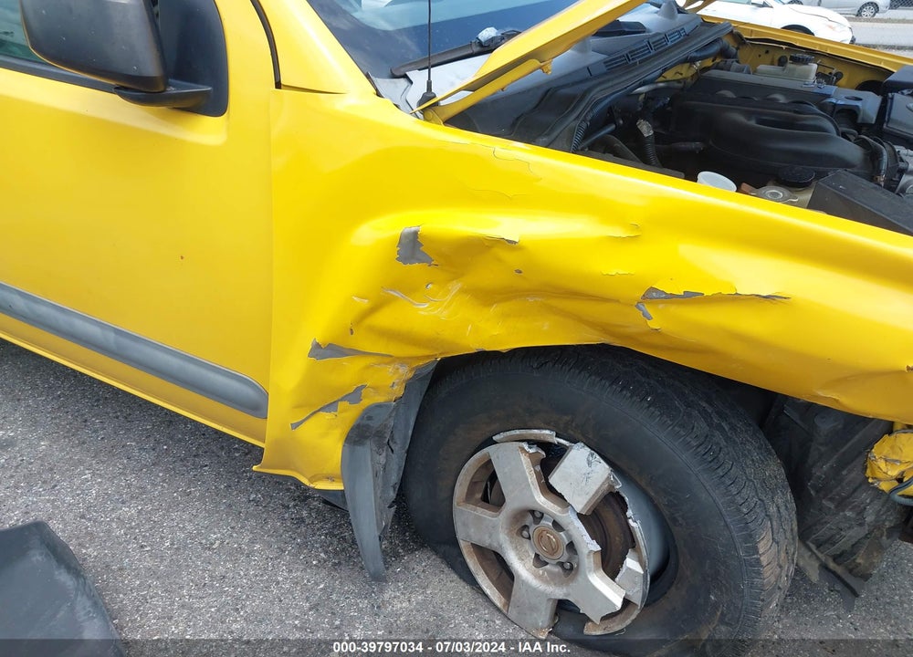 2005 NISSAN XTERRA S VIN: 5N1AN08U55C605047