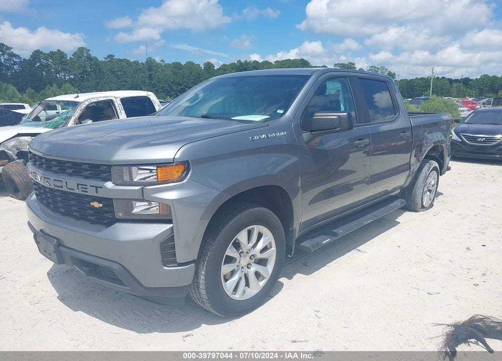 2019 CHEVROLET SILVERADO 1500 CUSTOM VIN: 3GCPYBEH0KG270202