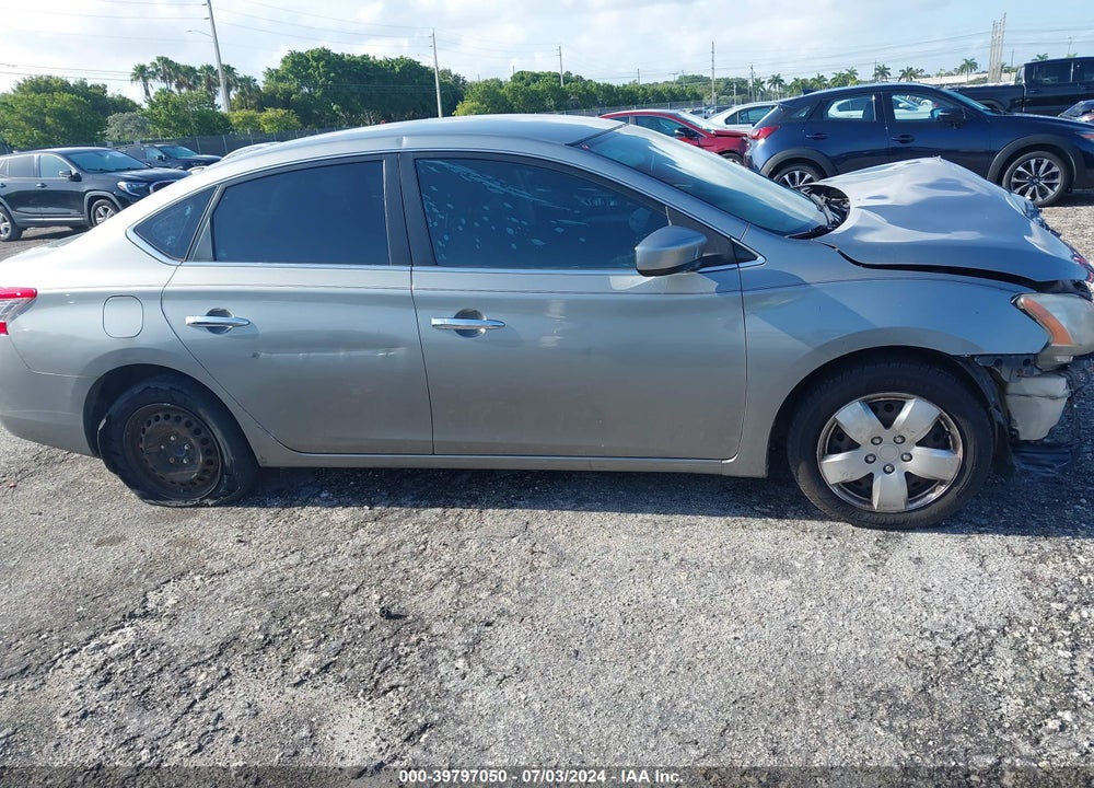 2014 NISSAN SENTRA S VIN: 3N1AB7AP0EY247084