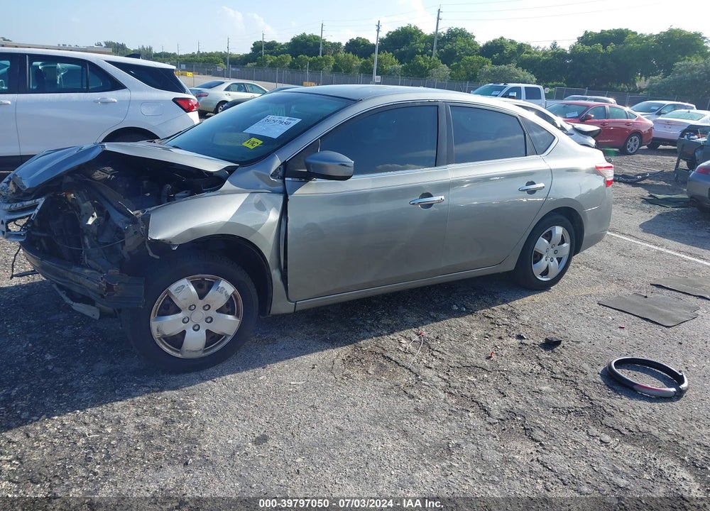 2014 NISSAN SENTRA S VIN: 3N1AB7AP0EY247084