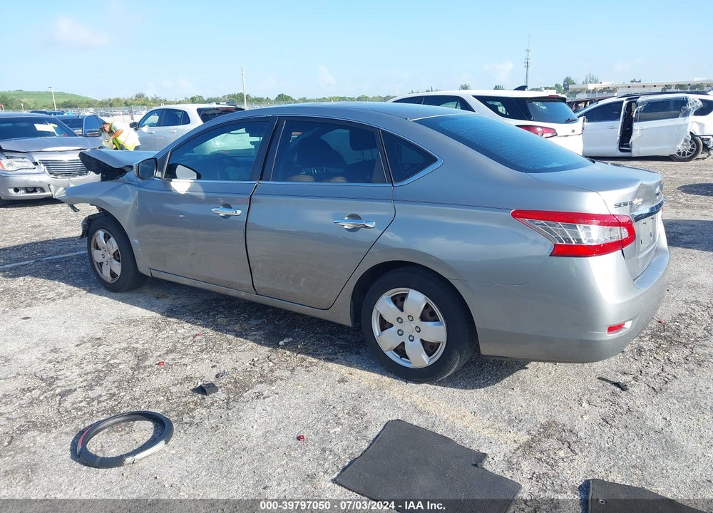 2014 NISSAN SENTRA S VIN: 3N1AB7AP0EY247084