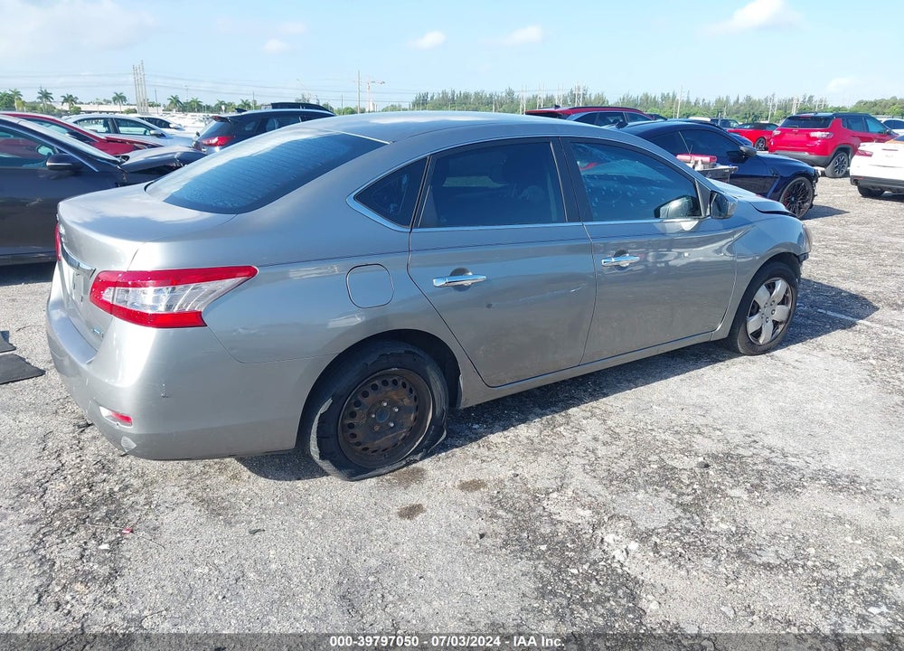 2014 NISSAN SENTRA S VIN: 3N1AB7AP0EY247084