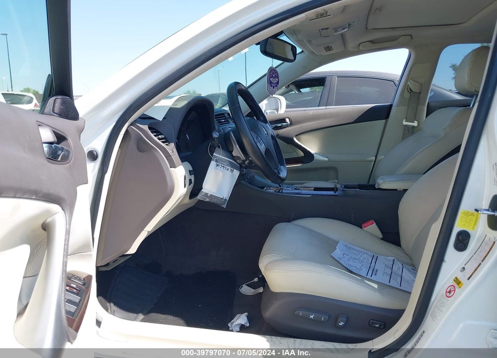 2013 LEXUS IS 250 VIN: JTHBF5C26D5186412