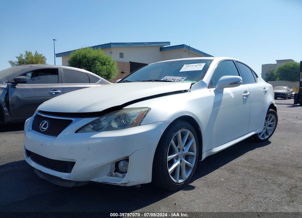 2013 LEXUS IS 250 VIN: JTHBF5C26D5186412