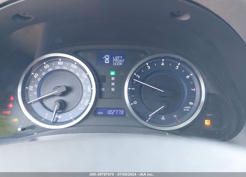 2013 LEXUS IS 250 VIN: JTHBF5C26D5186412