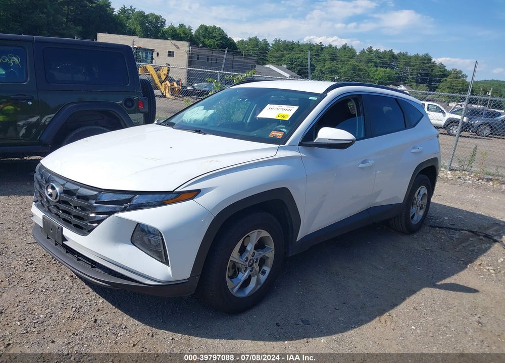 2022 HYUNDAI TUCSON SEL VIN: 5NMJBCAE7NH126843