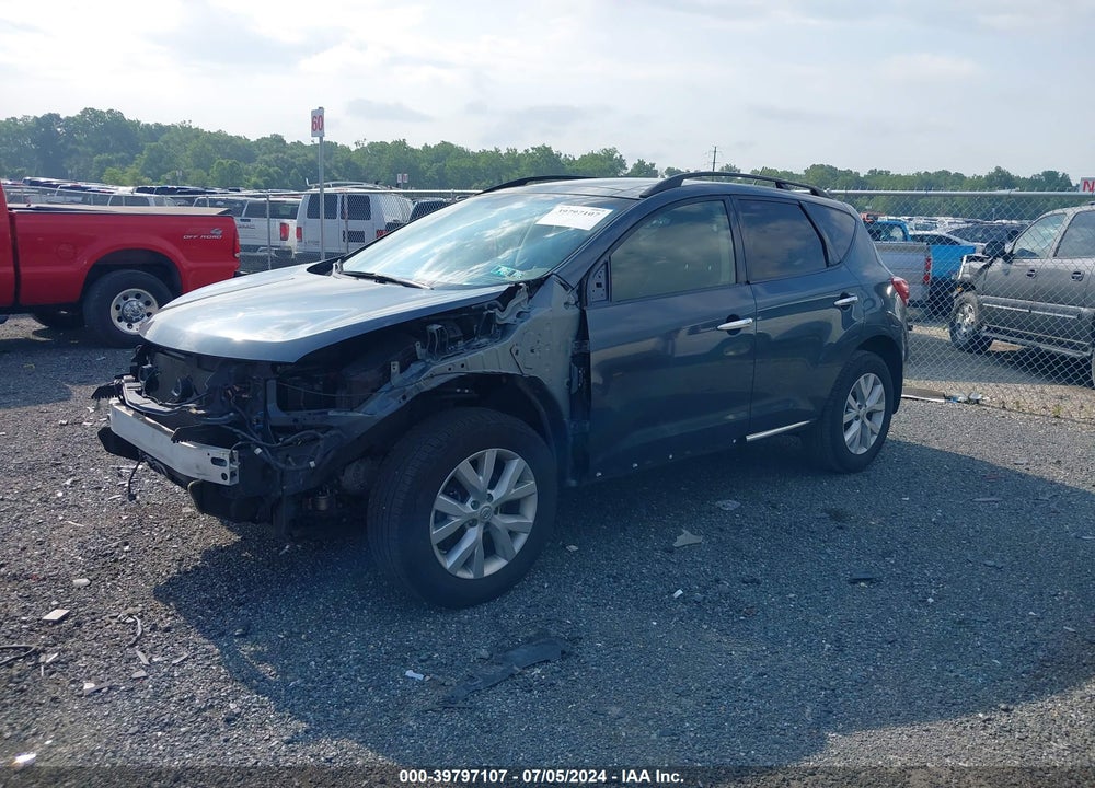 2014 NISSAN MURANO SL VIN: JN8AZ1MWXEW506278