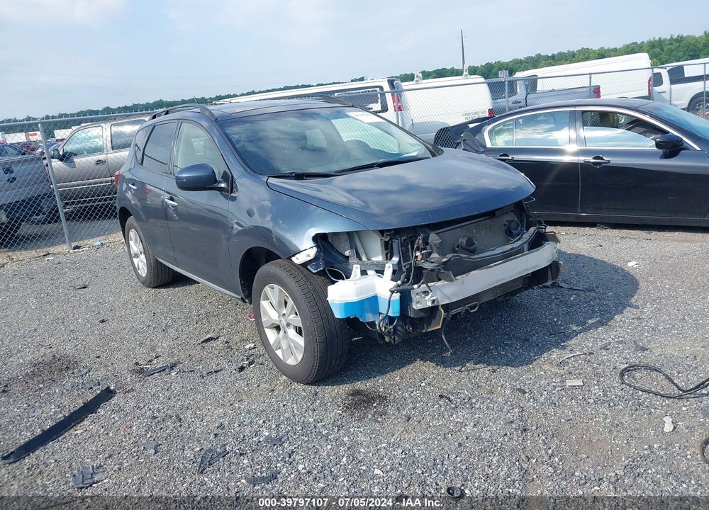 2014 NISSAN MURANO SL VIN: JN8AZ1MWXEW506278