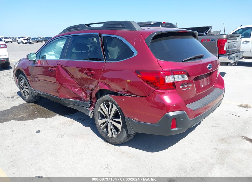 2018 SUBARU OUTBACK 2.5I LIMITED VIN: 4S4BSANC4J3364851