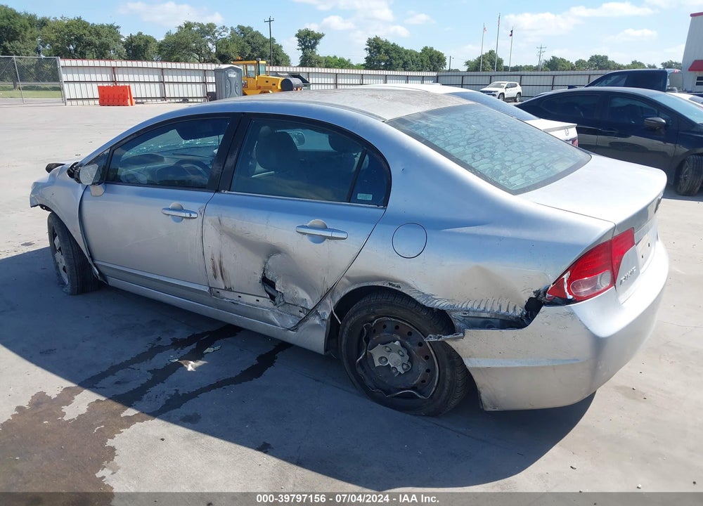2008 HONDA CIVIC LX VIN: 2HGFA16558H342861