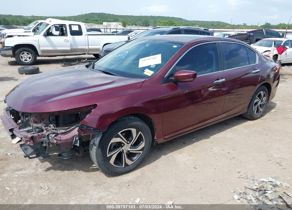 2016 HONDA ACCORD LX VIN: 1HGCR2F3XGA197362