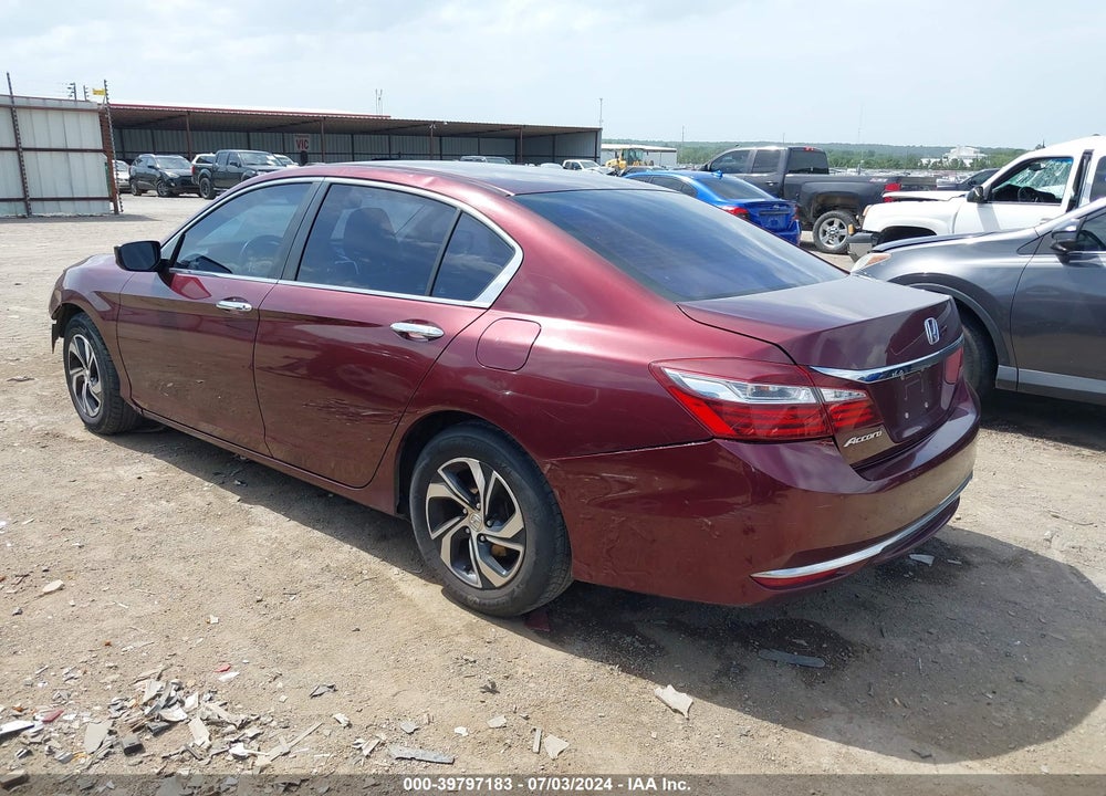 2016 HONDA ACCORD LX VIN: 1HGCR2F3XGA197362