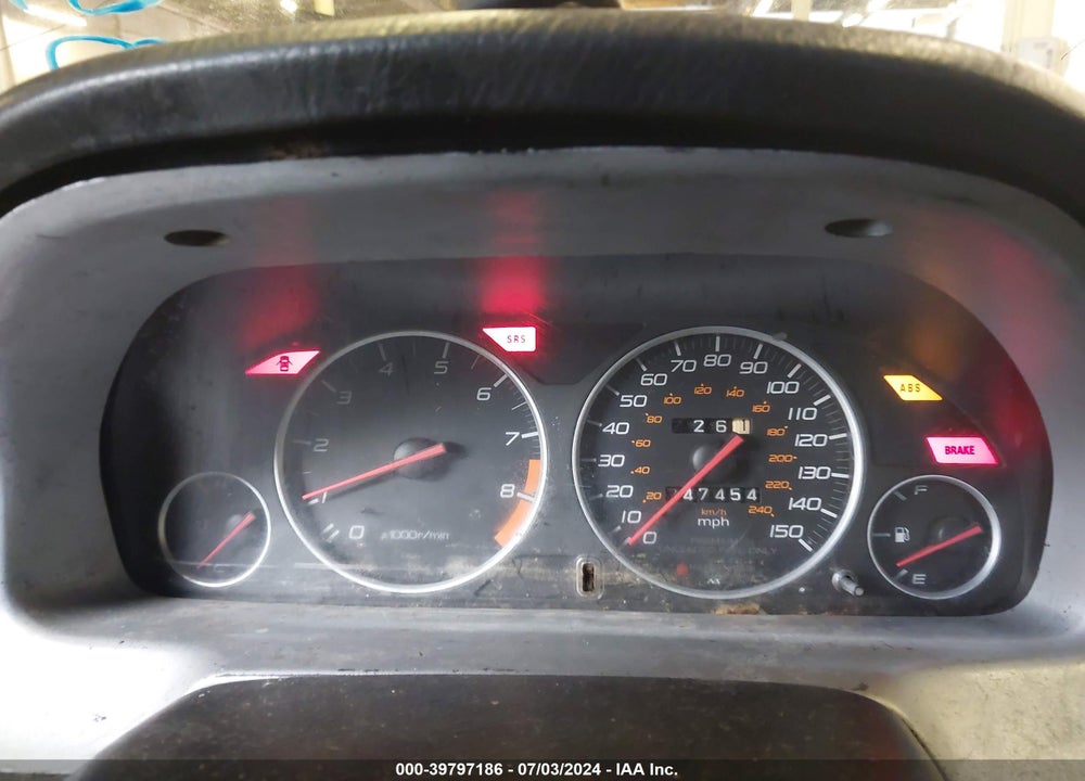 1998 HONDA PRELUDE VIN: JHMBB6143WC005545