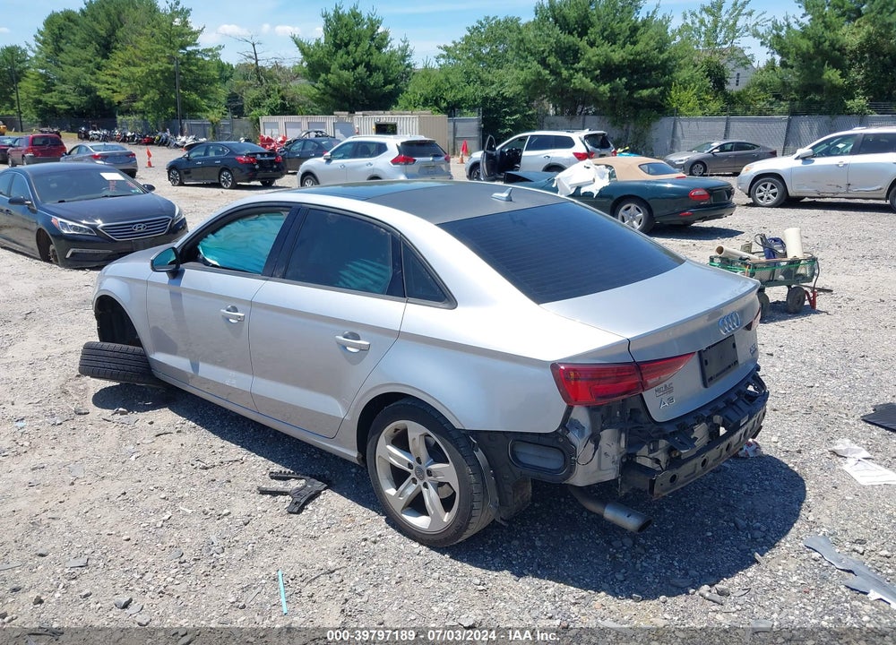 2017 AUDI A3 2.0T PREMIUM VIN: WAUB8GFF0H1029703