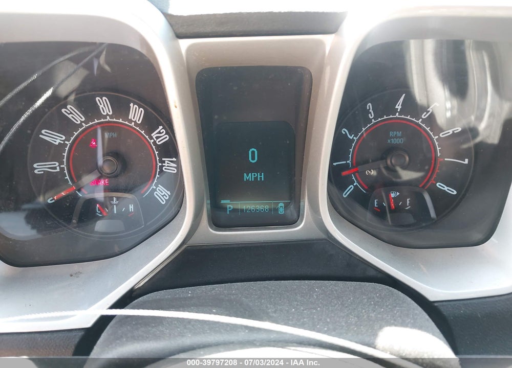 2011 CHEVROLET CAMARO 2LS VIN: 2G1FA1ED7B9160774