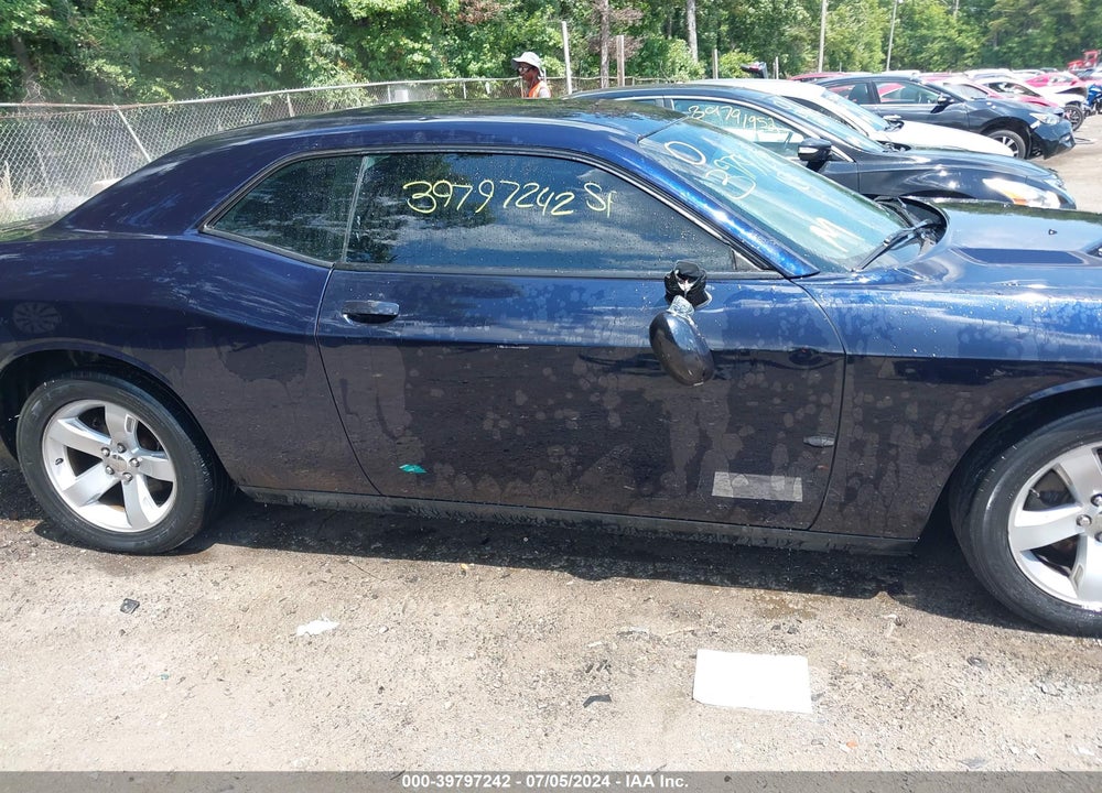 2012 DODGE CHALLENGER SXT VIN: 2C3CDYAG7CH293556