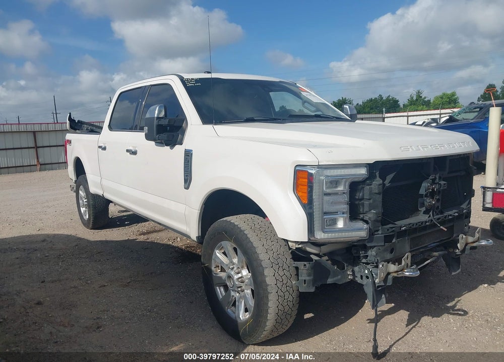 2017 FORD F-250 PLATINUM VIN: 1FT7W2BT7HED40969