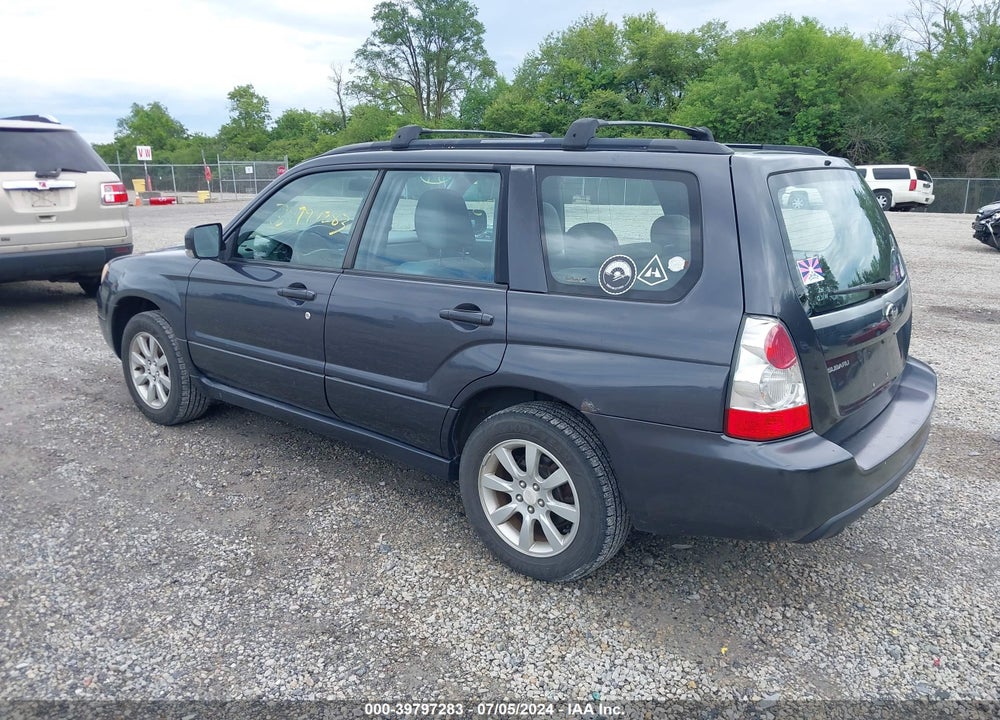 2008 SUBARU FORESTER 2.5X VIN: JF1SG65618H728224