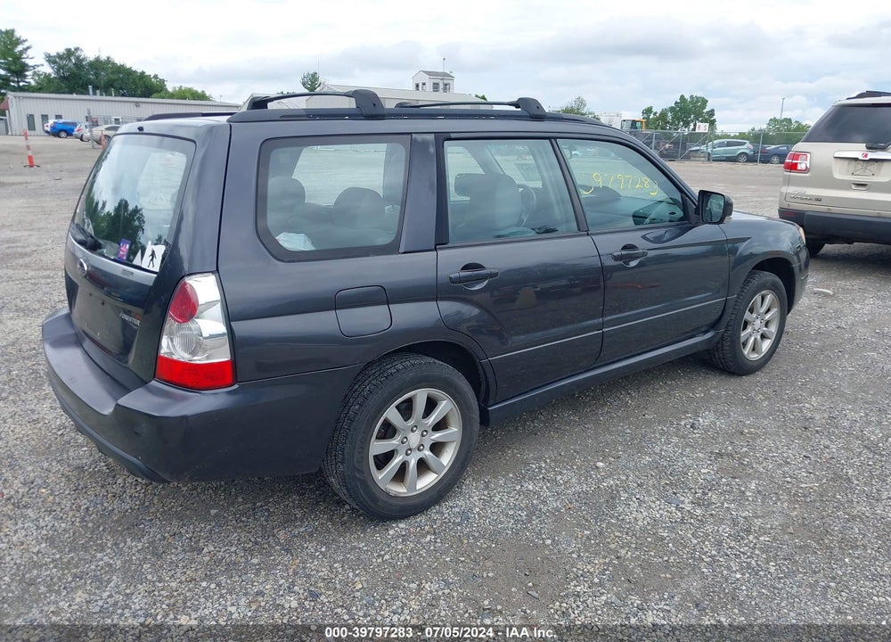 2008 SUBARU FORESTER 2.5X VIN: JF1SG65618H728224