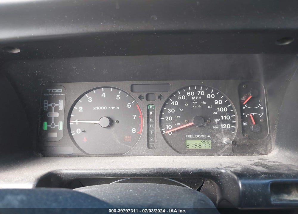 1999 ISUZU TROOPER S VIN: JACDJ58X1X7914853