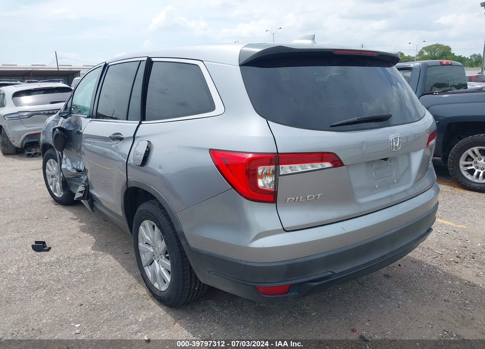 2020 HONDA PILOT 2WD LX VIN: 5FNYF5H1XLB026588