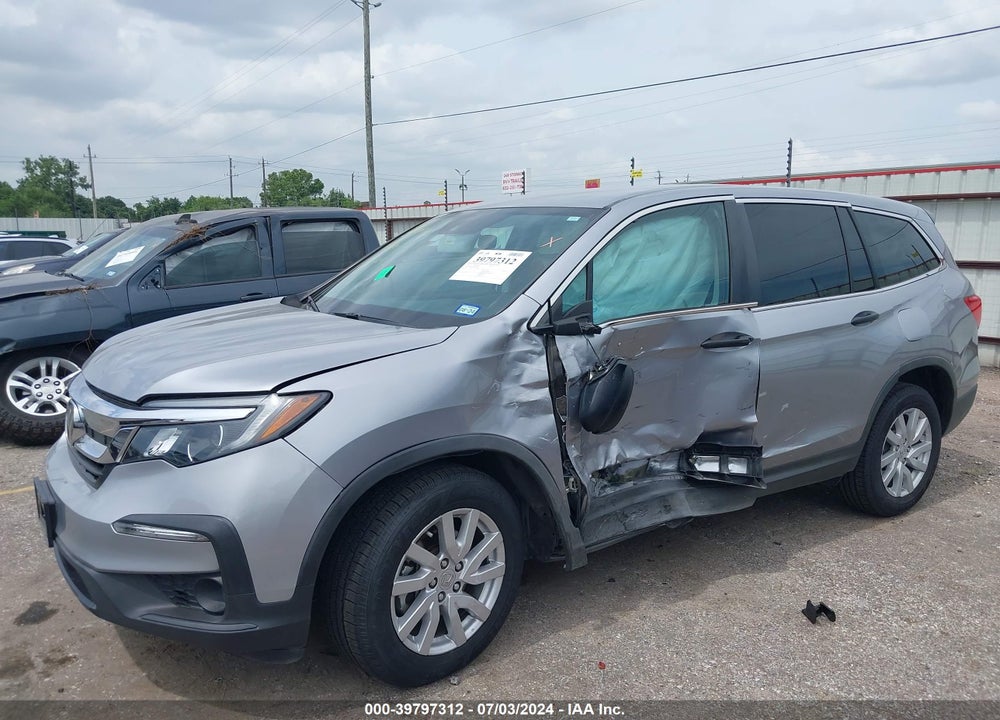 2020 HONDA PILOT 2WD LX VIN: 5FNYF5H1XLB026588