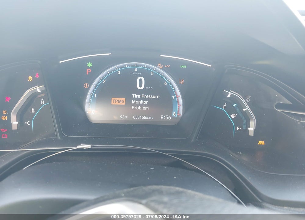 2020 HONDA CIVIC LX VIN: 2HGFC2F60LH537347