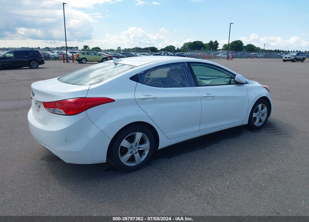 2013 HYUNDAI ELANTRA GLS VIN: 5NPDH4AEXDH248180