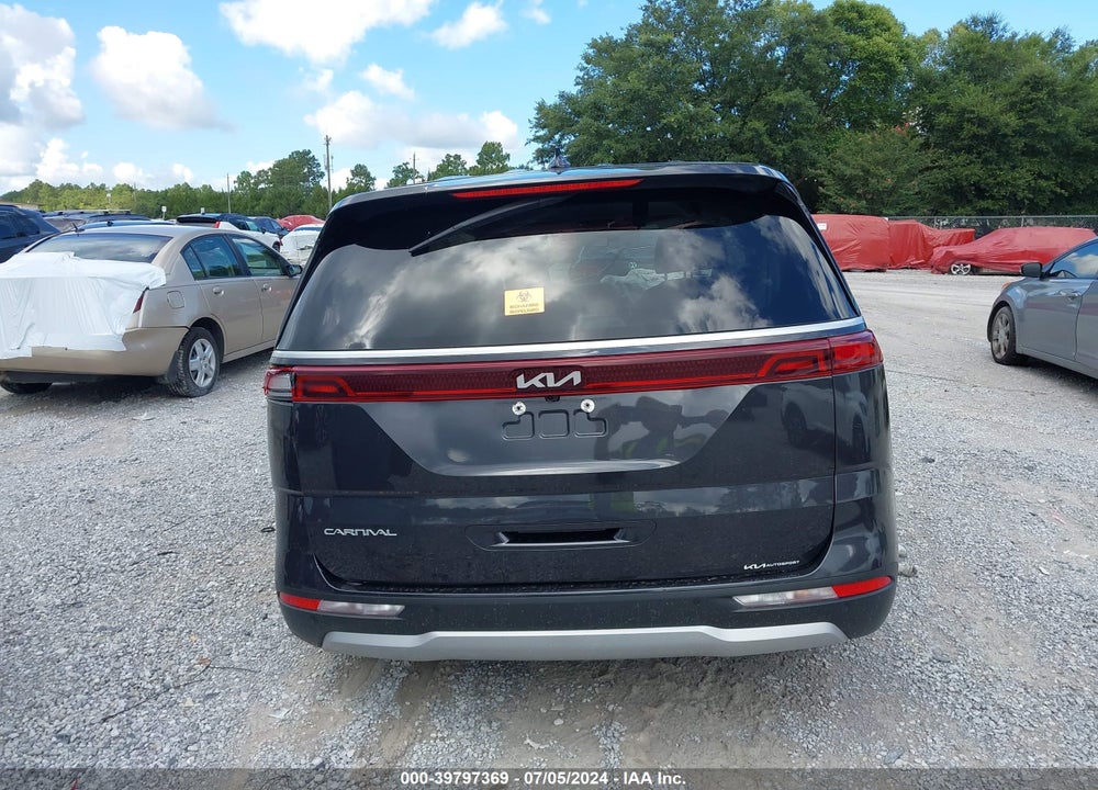 2023 KIA CARNIVAL MPV LX SEAT PACKAGE VIN: KNDNB4H34P6279806