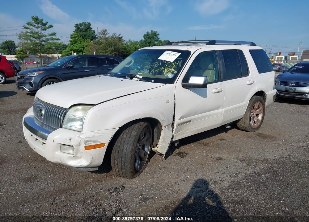 2010 MERCURY MOUNTAINEER PREMIER VIN: 4M2EN4JE8AUJ06919