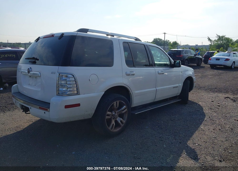 2010 MERCURY MOUNTAINEER PREMIER VIN: 4M2EN4JE8AUJ06919