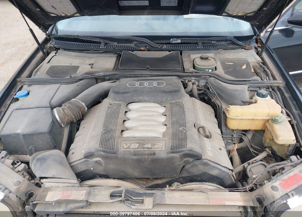 2000 AUDI A8 4.2 VIN: WAUFL54D1YN002976