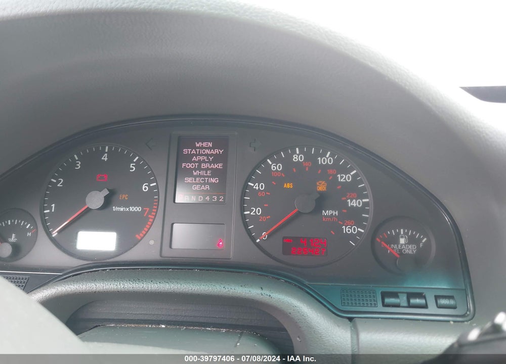 2000 AUDI A8 4.2 VIN: WAUFL54D1YN002976