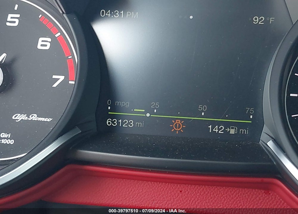 2018 ALFA ROMEO STELVIO AWD VIN: ZASFAKAN3J7B80426