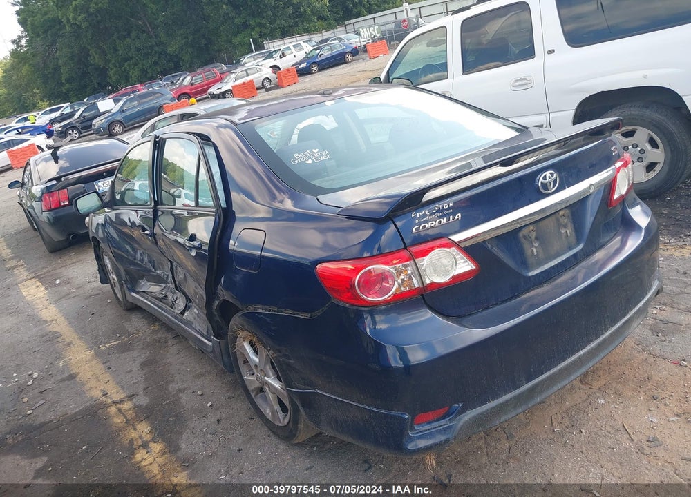 2011 TOYOTA COROLLA S VIN: 2T1BU4EE7BC632978