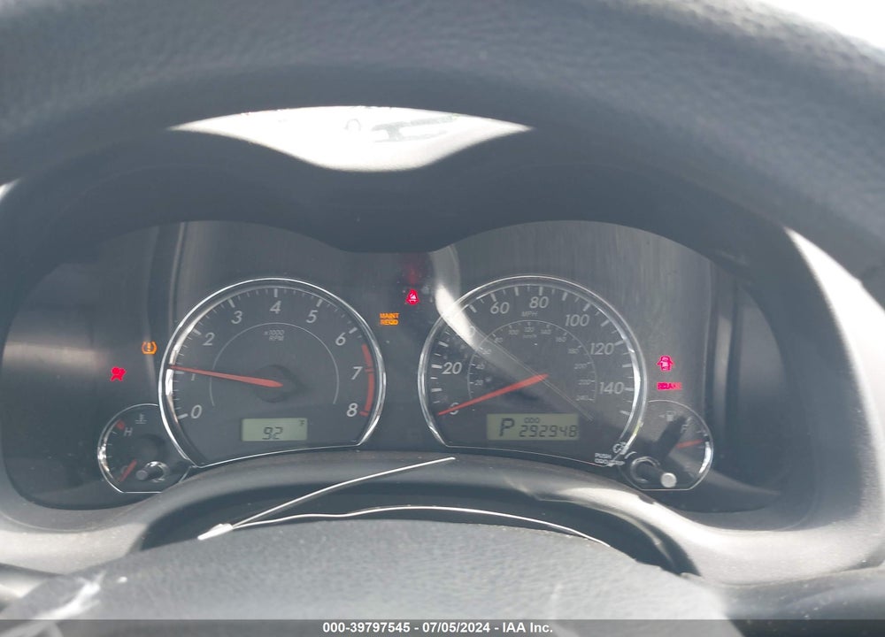 2011 TOYOTA COROLLA S VIN: 2T1BU4EE7BC632978