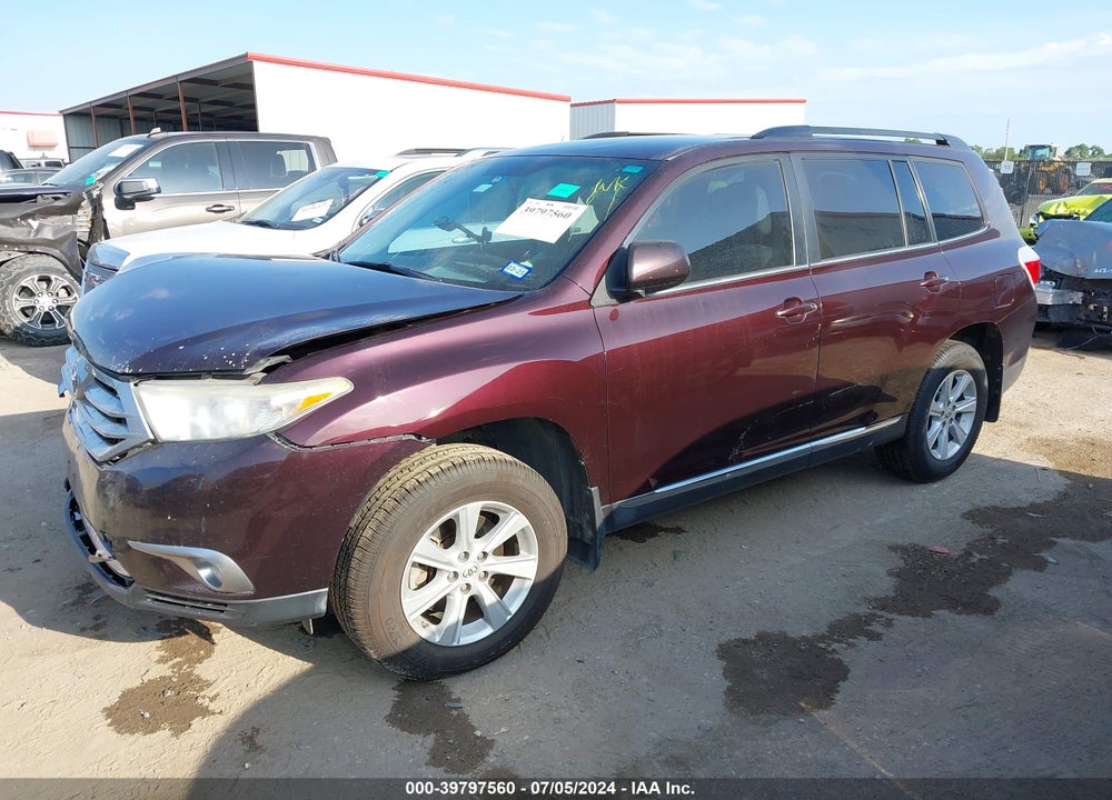 2012 TOYOTA HIGHLANDER VIN: 5TDZA3EH5CS017575